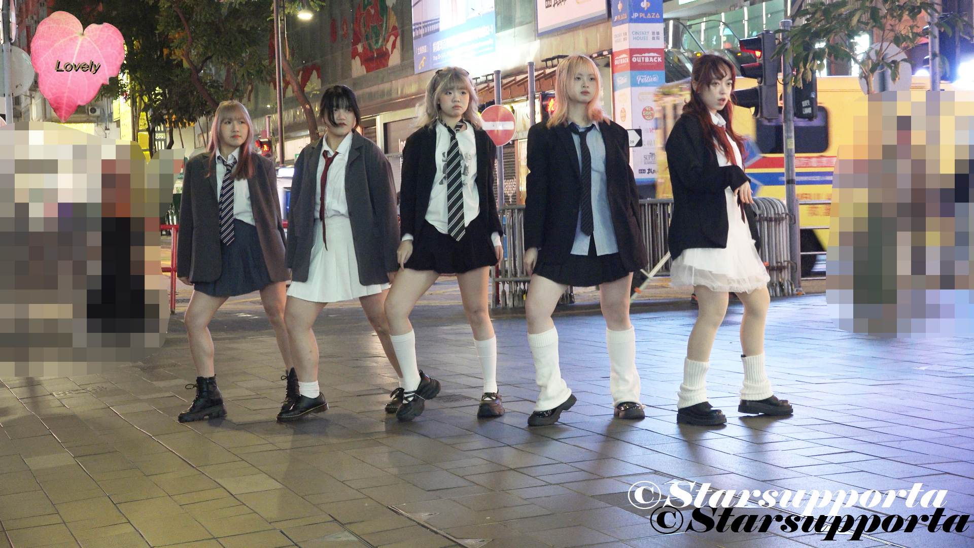 20260209 KPOP dance @ 香港銅鑼灣H&M對出